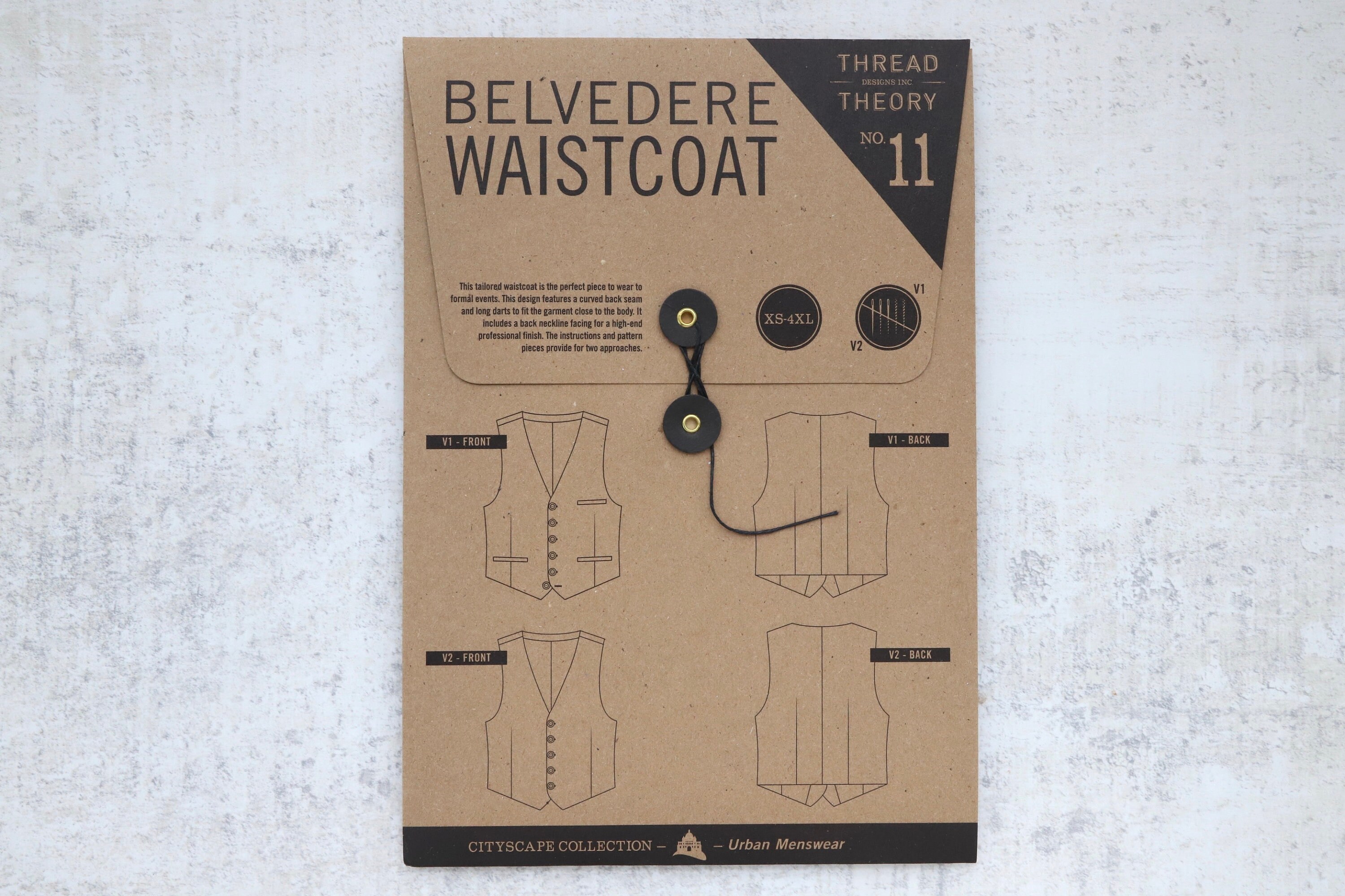 Thread Theory Belvedere Waistcoat Paper Pattern – Spool of Thread