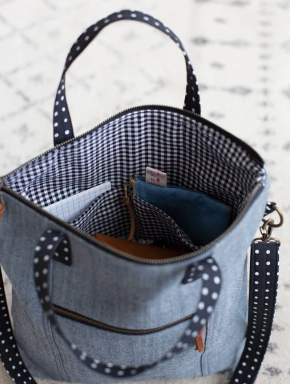 Noodlehead Redwood Tote Bag Pattern Etsy UK