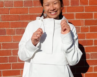 Kennedy Hooded Top Paper Sewing Pattern Style Arc Patterns