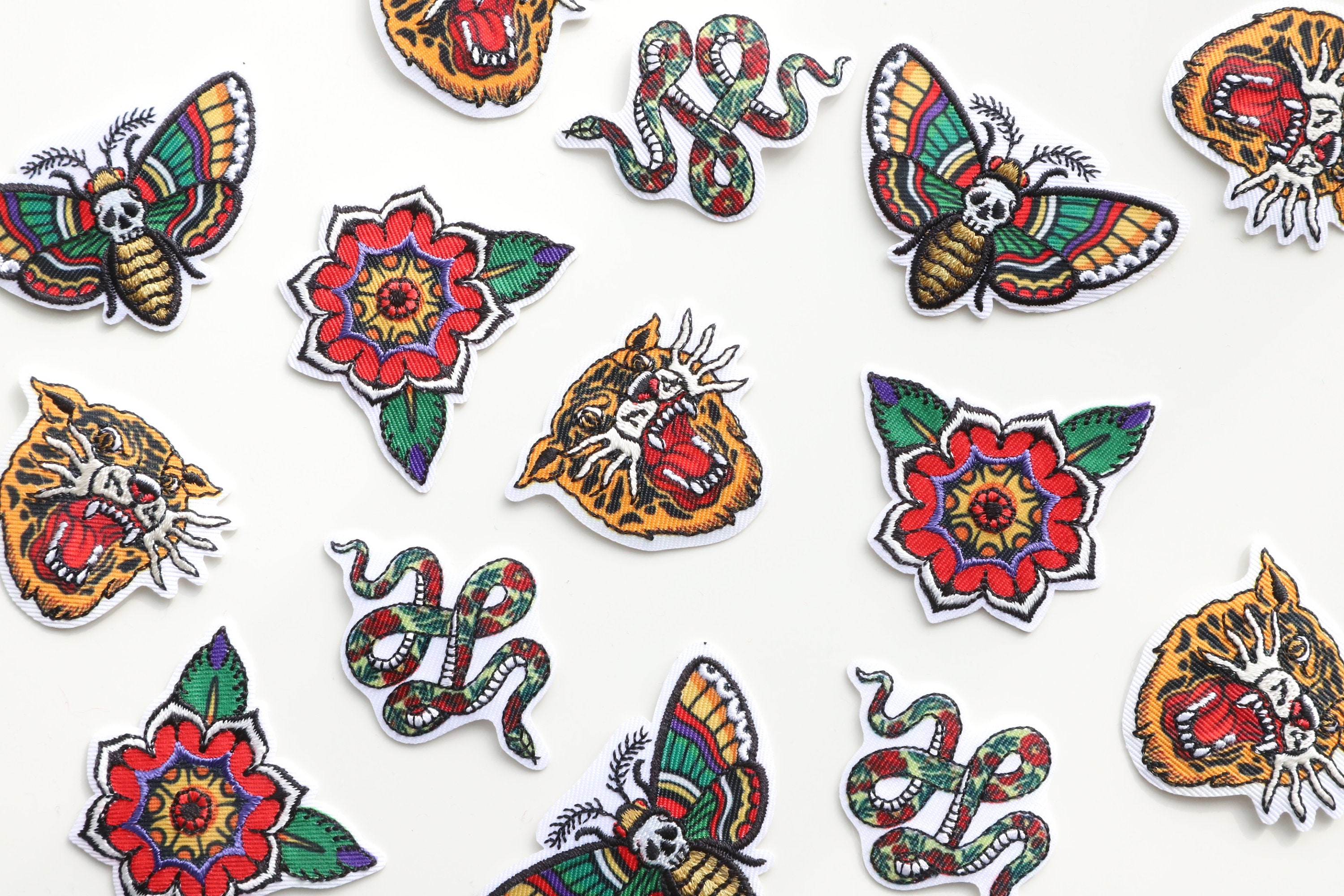 Tiger Rose Tattoo - Etsy UK Tiger Rose Tattoo - Etsy UK