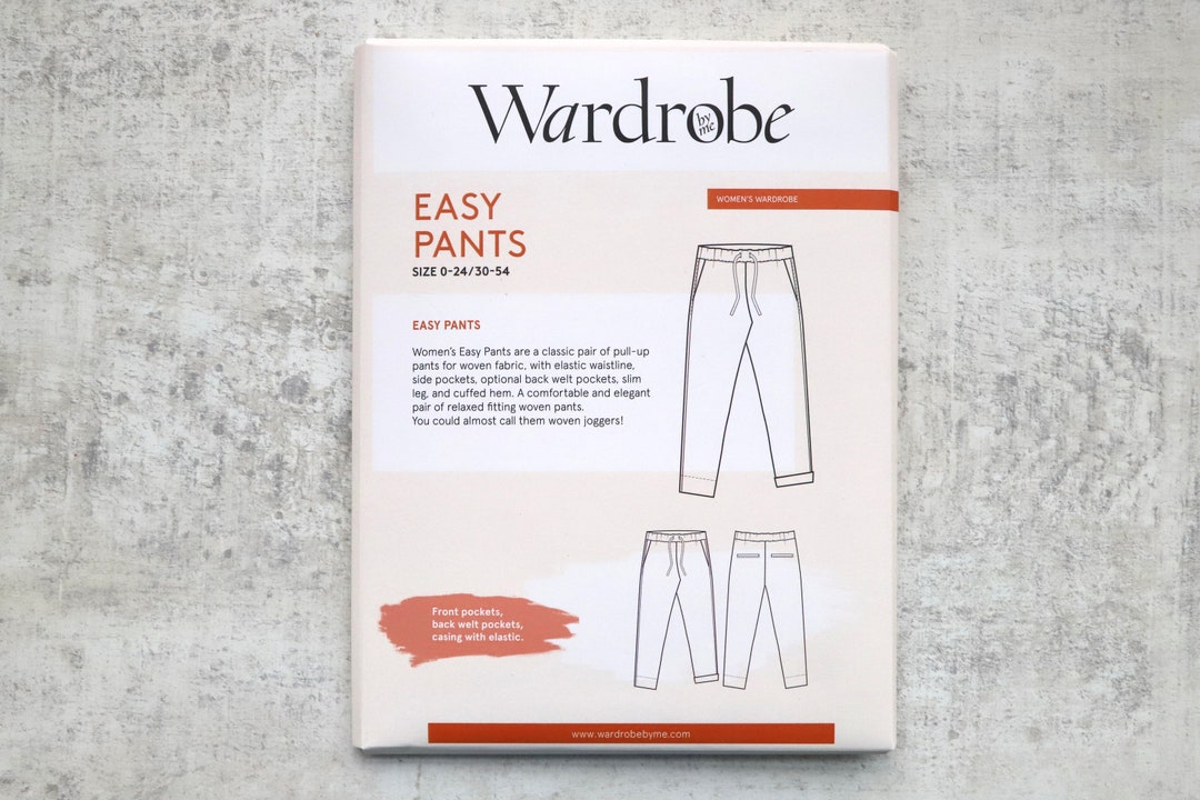 Easy pants sewing pattern  Wardrobe By Me - We love sewing!