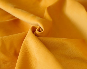 100% Cotton Baby Cord Fabric - 140cm Wide - Sold by Half Metre - Sunflower Yellow