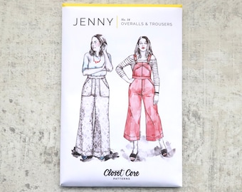 Closet Core - Jenny - Monos y pantalones - Patrón de papel