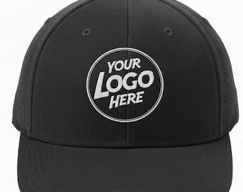 Custom Embroidered Logo Snapback Hat – Curved Bill Structured Mid-Profile Baseball Cap Unisex Personalized Hat