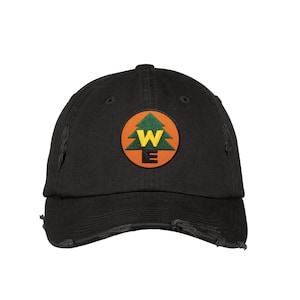Cappellino da papà ricamato Wilderness Explorer: cappellino da baseball unisex in cotone