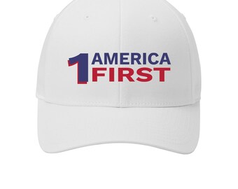 USA Pride 'America First' Embroidered Hat – Flexfit and Stylish cap