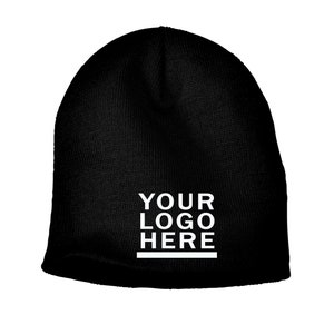 Custom Embroidered Logo Beanie: Personalized Knit Winter Cap