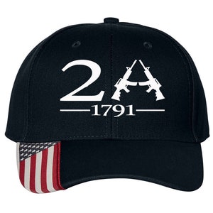 Protect Your Rights with our 2nd Amendment Embroidered Cap