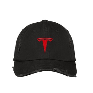 The Ultimate Tesla Fan Hat - Embroidered Adjustable Vintage Style Dad's Cap - Baseball Cap