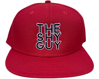 THE SHY GUY Embroidered Baseball Cap Adjustable Snapback Cap Funny  Hat