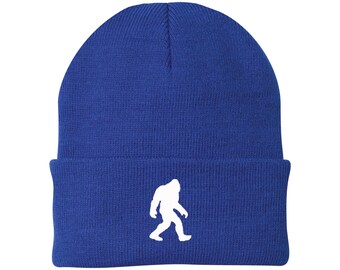 DLOAHJZH-Q Adult Unisex Green Bigfoot Print Winter Beanies DLOAHJZH-Q Adult Unisex Green Bigfoot Print Winter Beanies