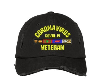COVID-19 Survivor: Embroidered Vintage Dad Cap to Commemorate the Battle