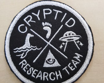 Cryptid Research Team Sew On Patch