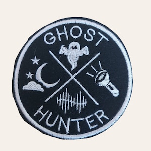 Ghost Hunter Sew On/Iron On Patch