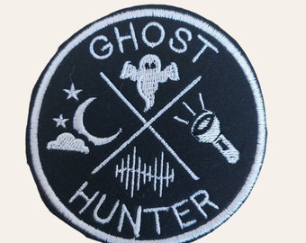 Ghost Hunter Sew On/Iron On Patch