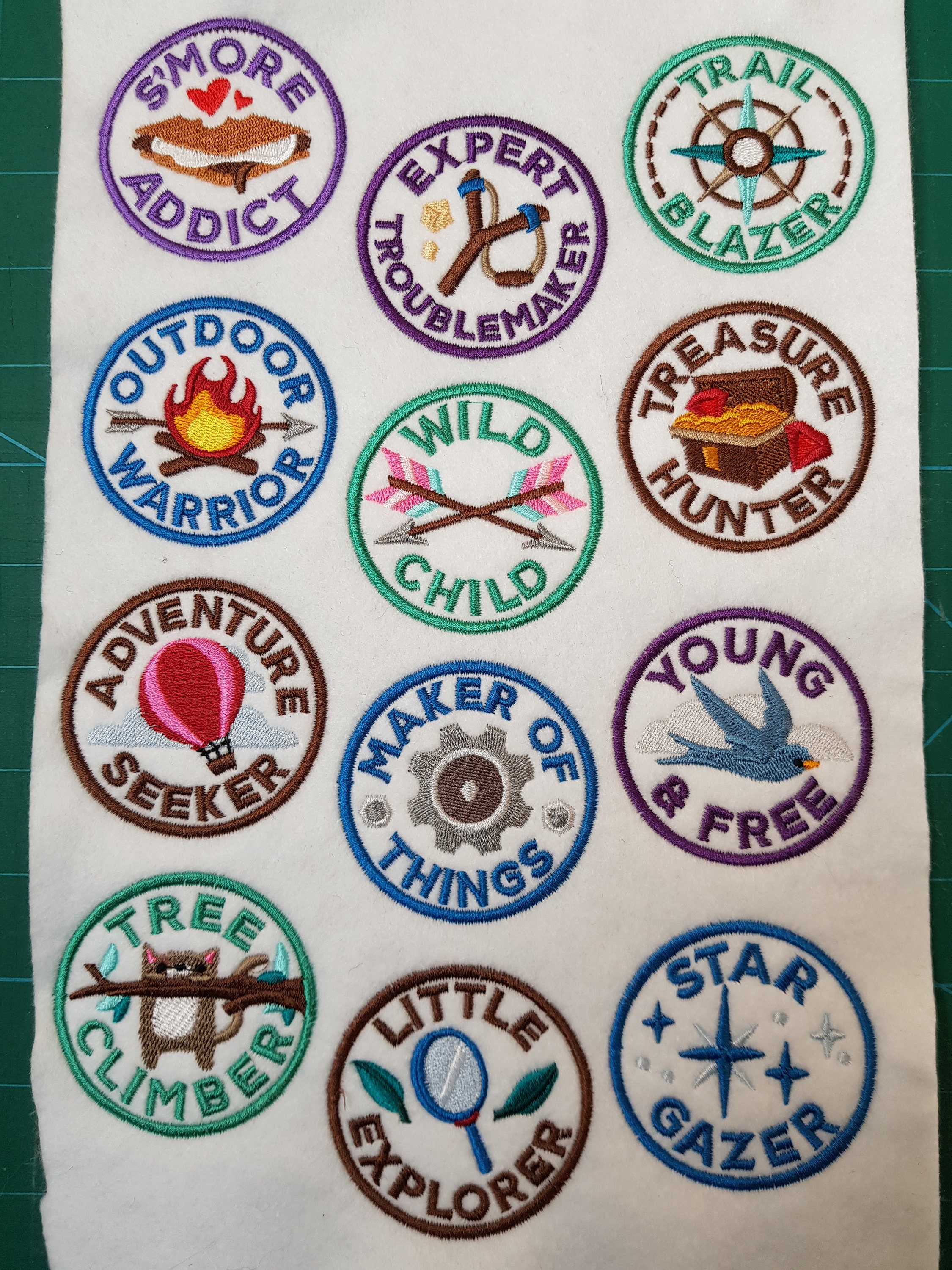Adventure Merit Badge Sew On Patches Choose from 12 Etsy