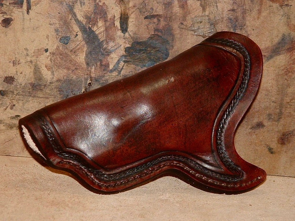 Hand Stitched Leather Holster: Pietta 1860 Snub Nose, Left Draw - Etsy