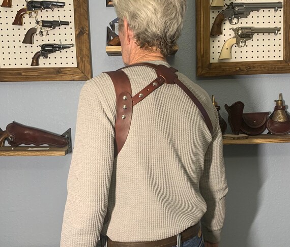 1860 Army Snub Nose Shoulder Holster Fits: Pietta 1860 Army Snub
