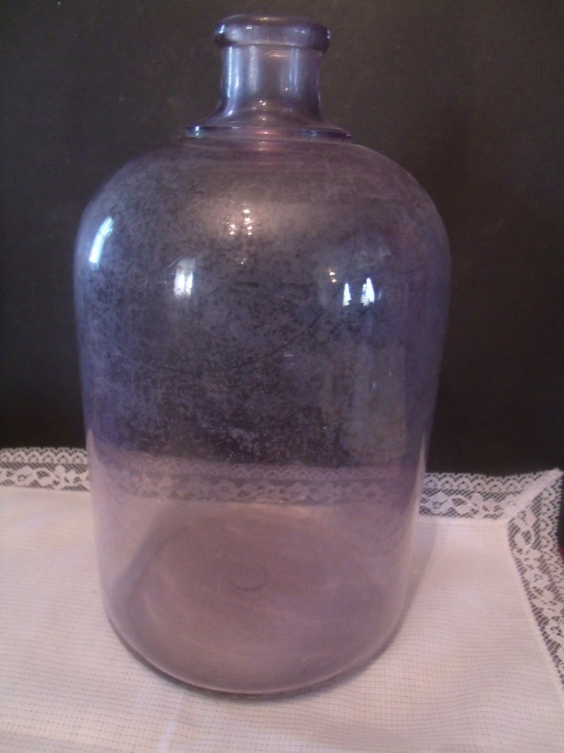 Vintage One Gallon Glass Jug 402 14 Decor