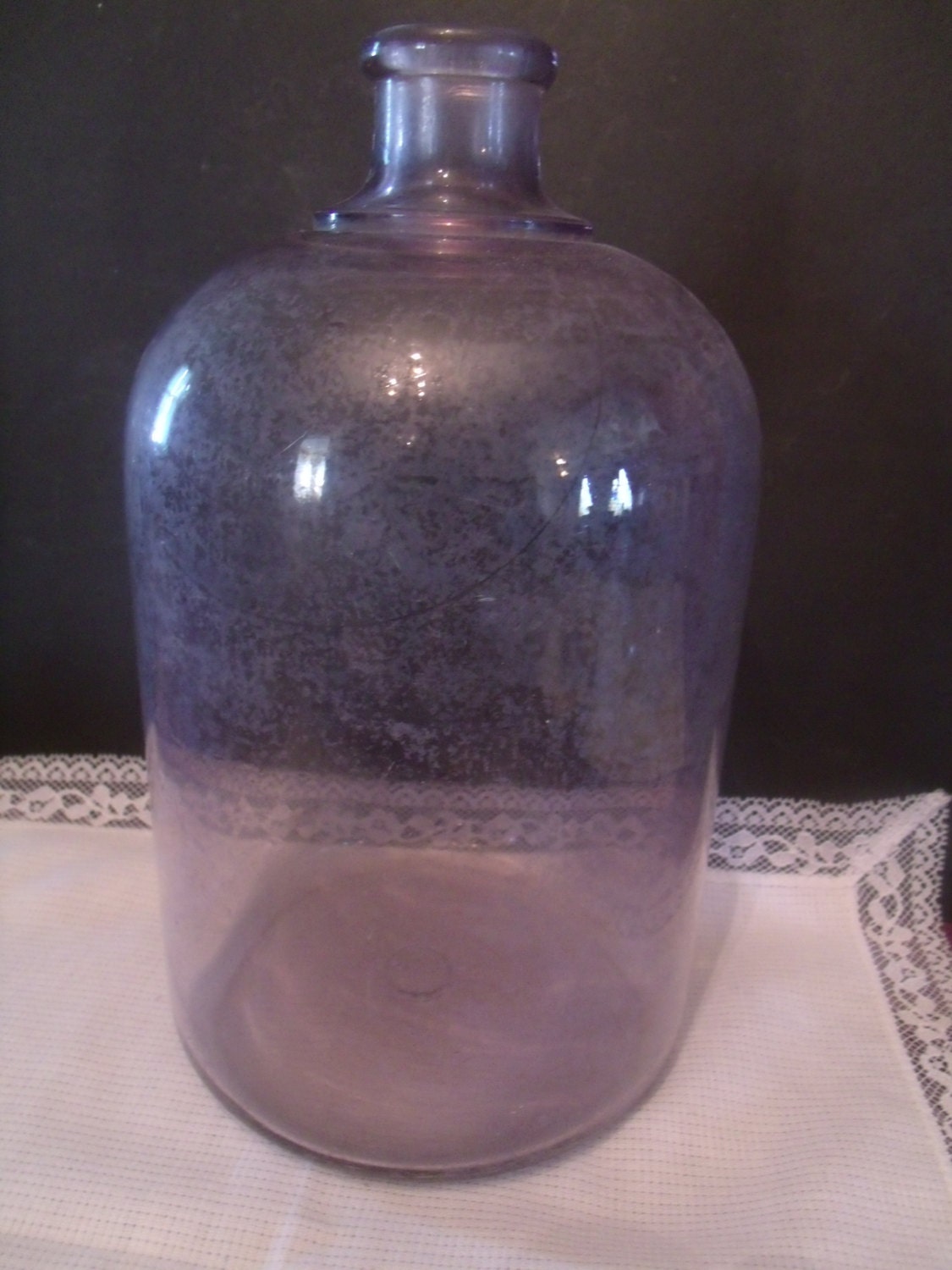 Vintage One Gallon Glass Jug 402/14 Decor Etsy