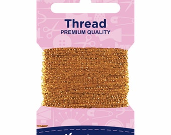 Glitter Thread10m: Dark Gold