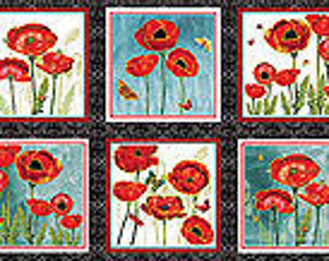 poppy days fabric