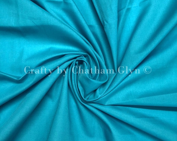 pollycotton poplin TURQUOISE