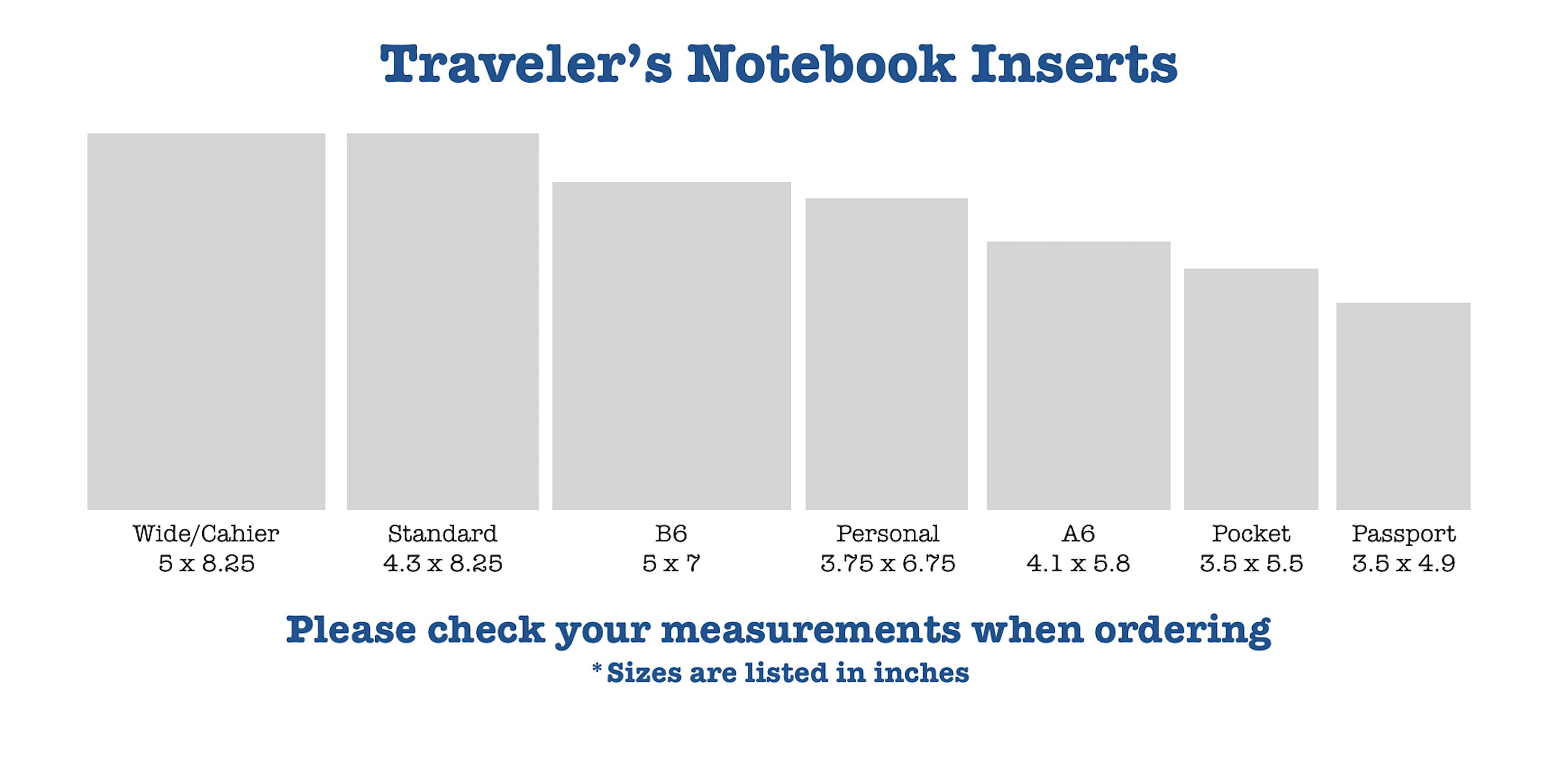 Notebook B6 Format Printed B6 Size Lined Paper Traveler's Notebook Insert - Etsy