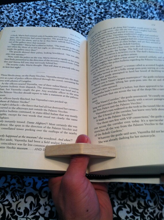 Reading accessories Book page spreader Etsy