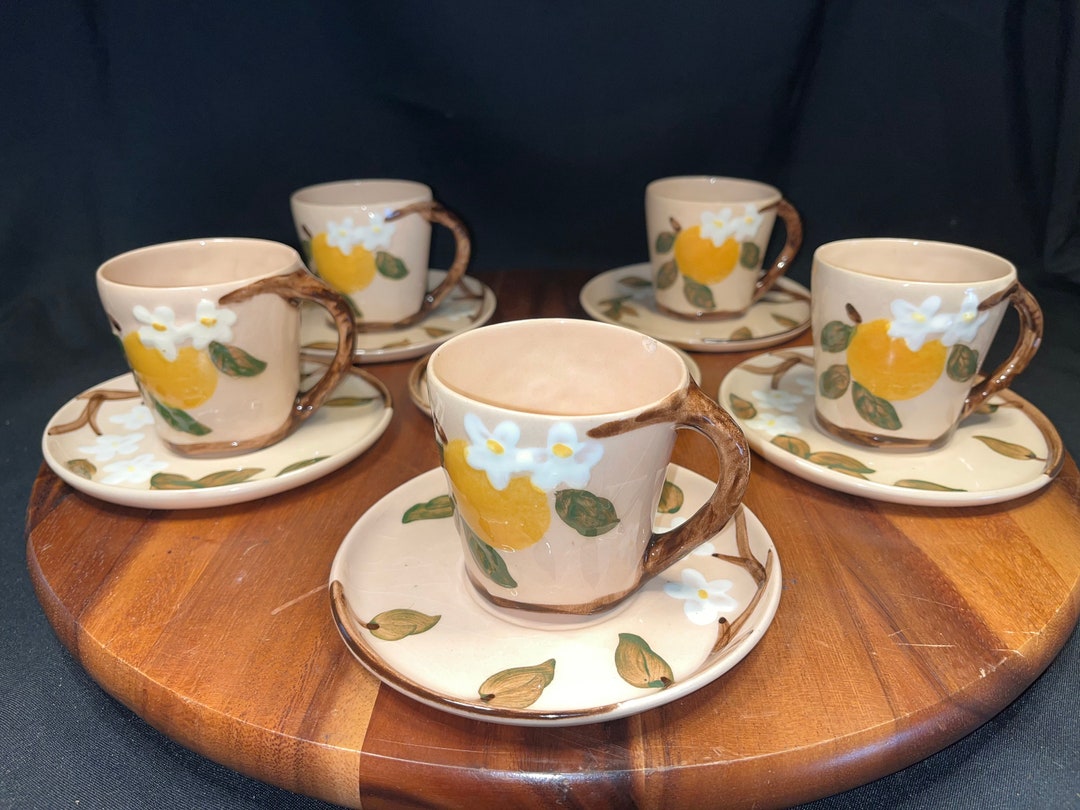 Vintage Orchard Dinnerware Orange Blossom Tea Set Hand Etsy