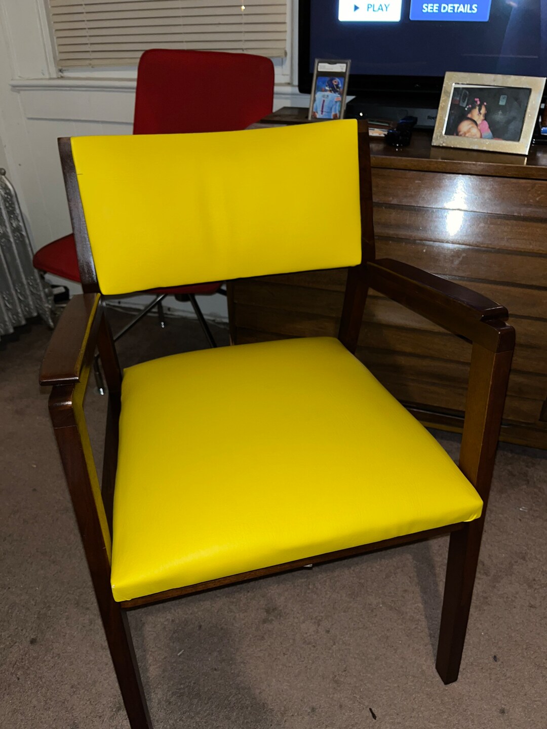 Mid Century Modern Accent Chair Etsy