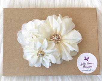 White Flower First Communion Hair Clip1st Communion Hair ClipBaptism Hair ClipChristening Hair ClipWedding Hair ClipHair Piece