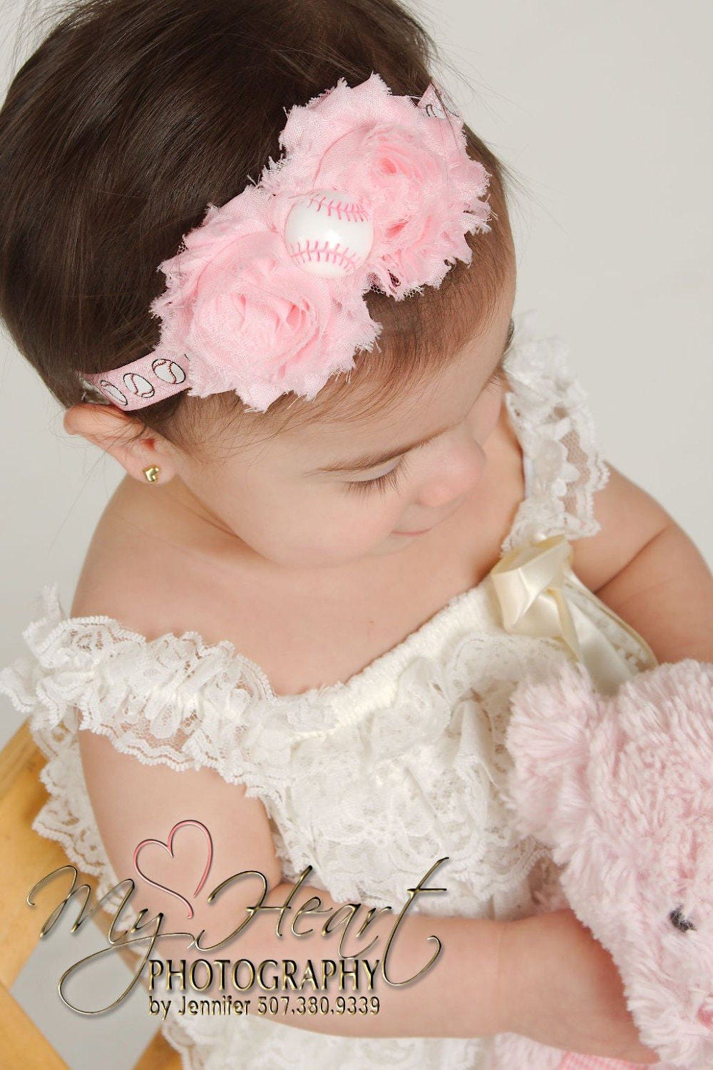 Pink Baseball Headband Baseball Baby Headband Baby Headband Etsy