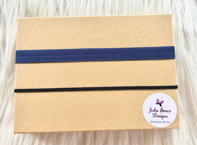 Infant Headband Back the Blue Headband Thin Blue Line Headband Cop Bow Police Headband Baby Headband Police Baby Girl Newborn Headband