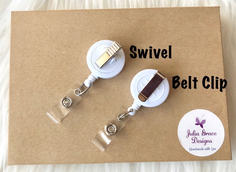 Retractable Badge Reel Nurse Badge Reel Glitter Badge Reel Badge Holder Hot Pink Ice Cream Cone Badge Reel Badge Clip RN Badge Reel