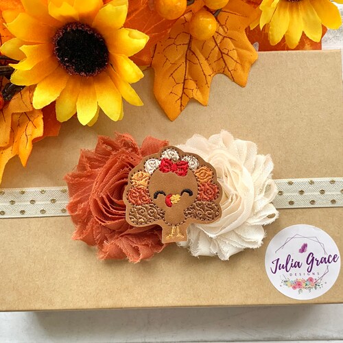 Thanksgiving Headband Turkey Headband Baby Headband Infant Etsy