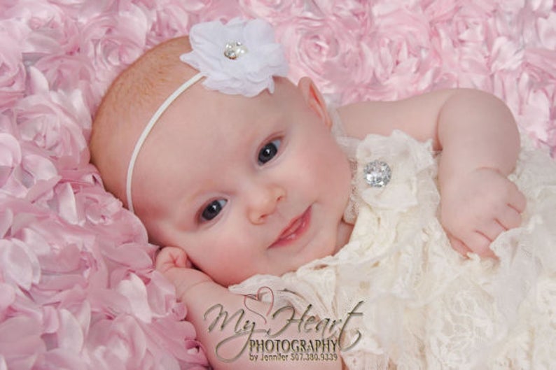 Infant Headband Flower Headband Small Baby Headband Baby Hairbow Baby Girl Headband Baby Bow Newborn Headband Pick 5 Baby Headbands