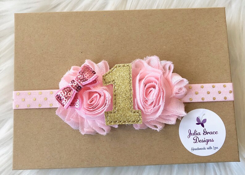 1st birthday headband