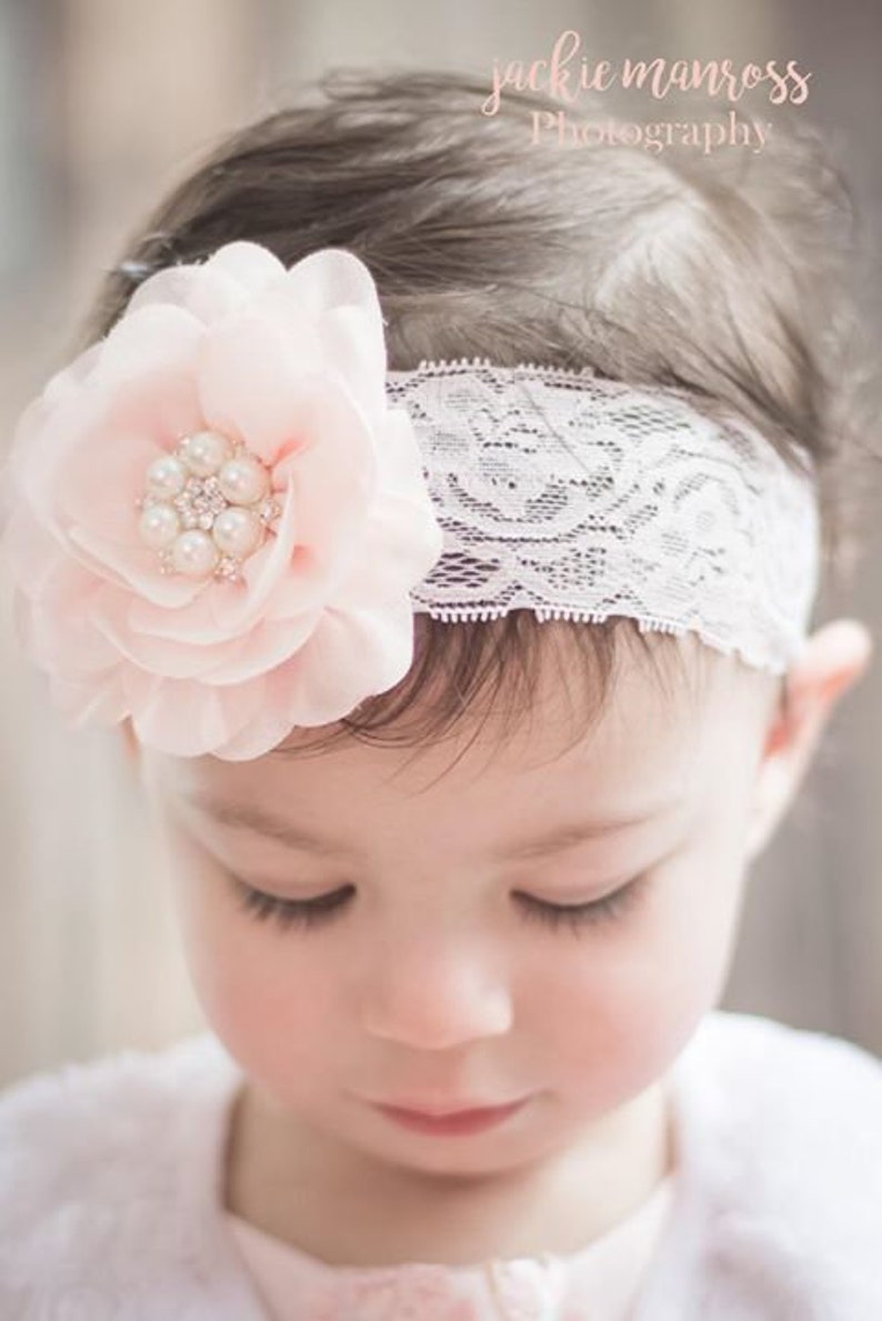 Blush Pink Headband Baby Girl Headband Baby Headband Infant Etsy