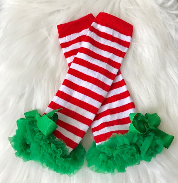 baby christmas leg warmers