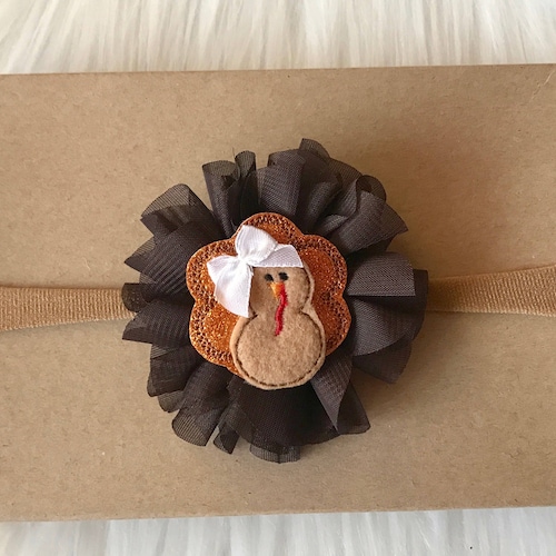 Thanksgiving Headband Turkey Headband Nylon Headband Baby Etsy