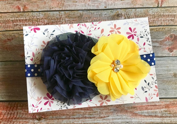 yellow newborn headband