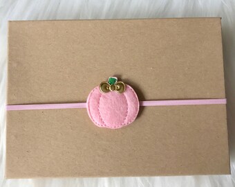 Pumpkin Headband, Halloween Headband, Halloween Baby Headband, Baby Headband, Newborn Headband, Infant Headband, Baby Girl Headband, Baby