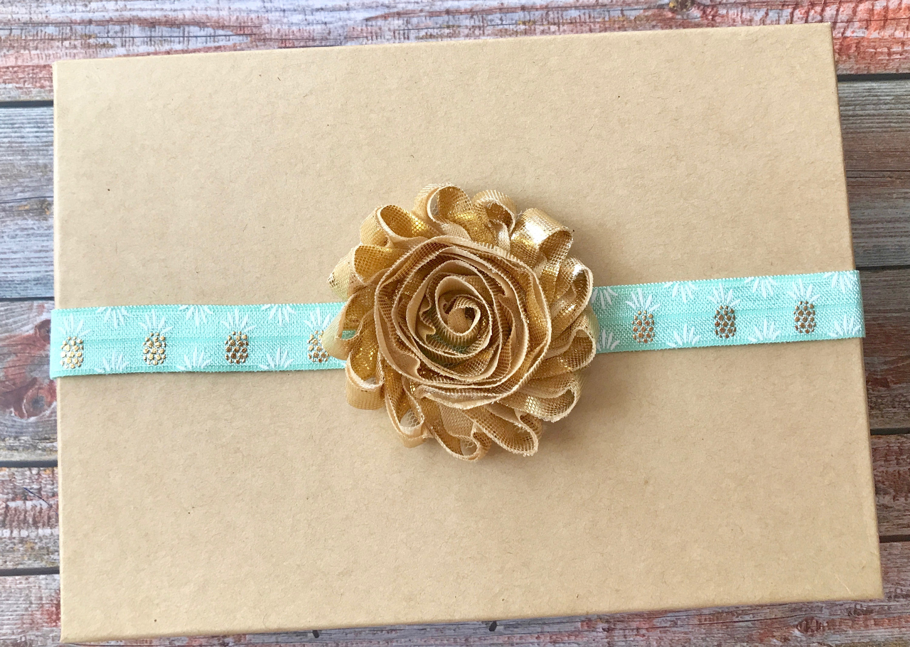 Pineapple Baby Headband/Pineapple Headband/Baby Girl Etsy