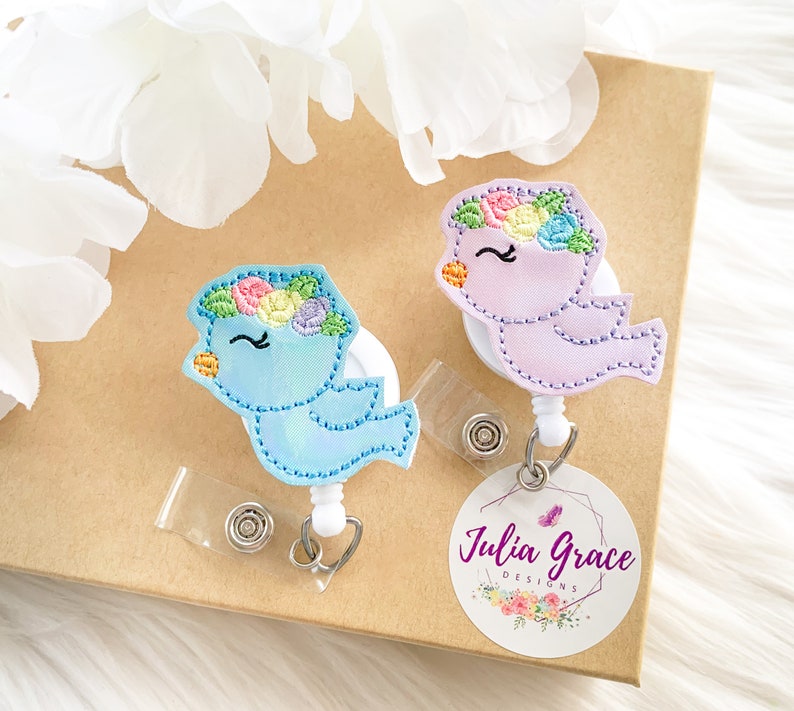 Cute Spring Badge Topper OR Magnet Bird Badge Spring Bird Badge Reel Retractable Badge Spring Badge Topper RN Badge Holder