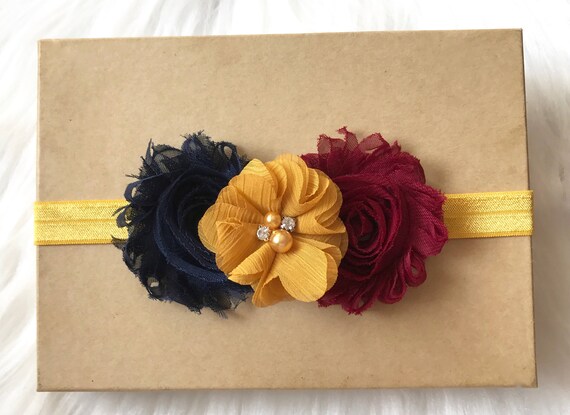 mustard baby headband
