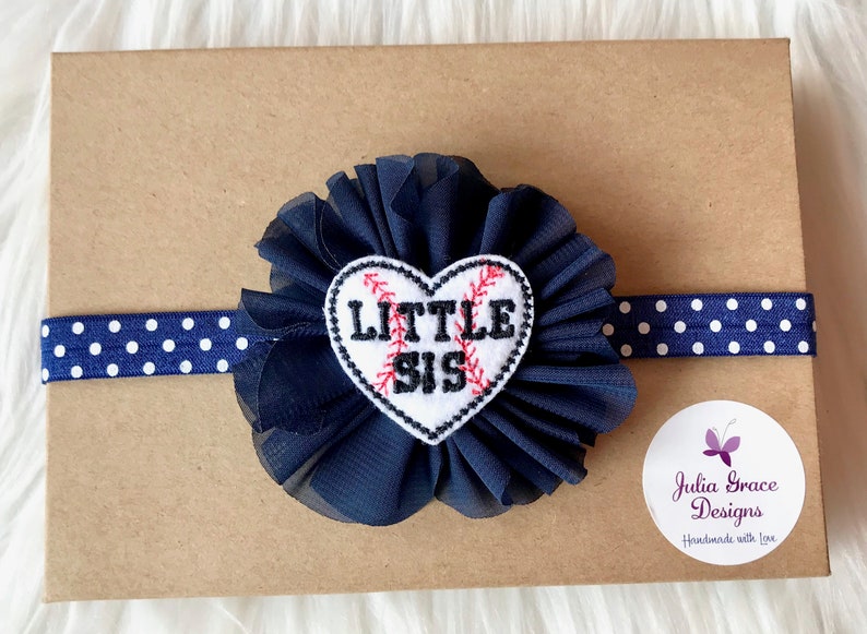 baby girl baseball headband