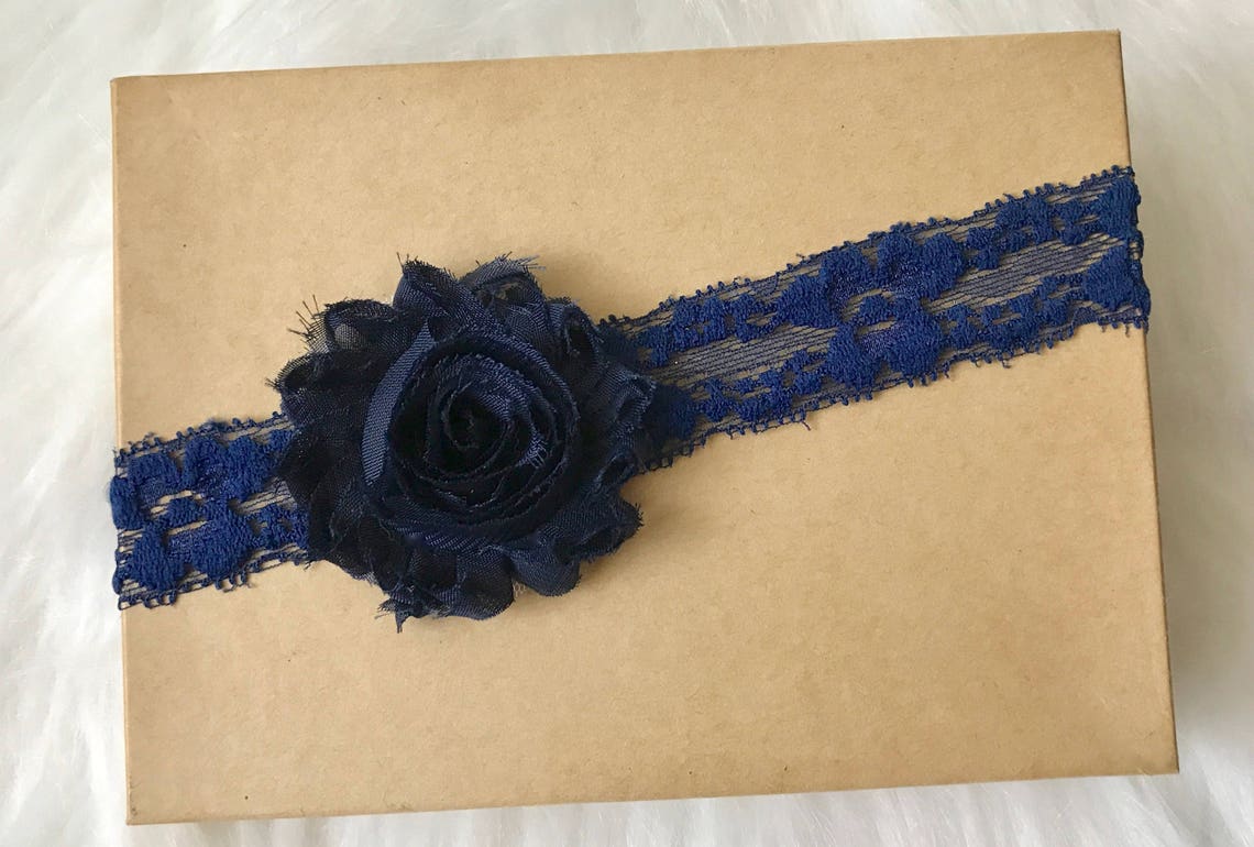 Navy Blue Headband Navy Baby Headband Baby Headband Baby Etsy
