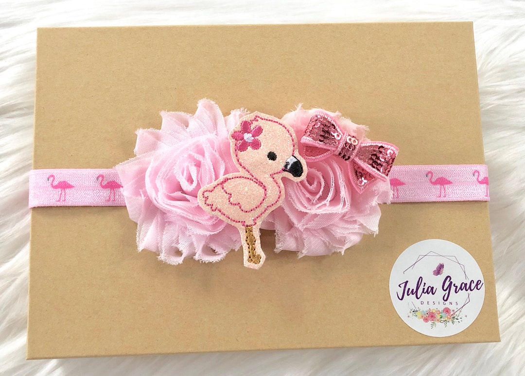 Light Pink Flamingo Headband Summer Headband Baby Headband Etsy