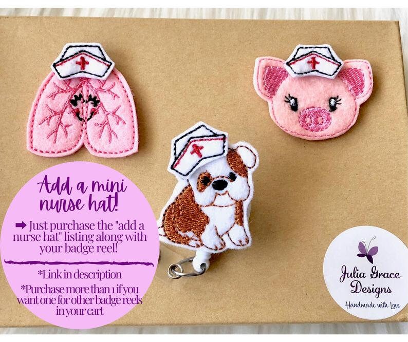 Cute Spring Badge Topper OR Magnet Bird Badge Spring Bird Badge Reel Retractable Badge Spring Badge Topper RN Badge Holder